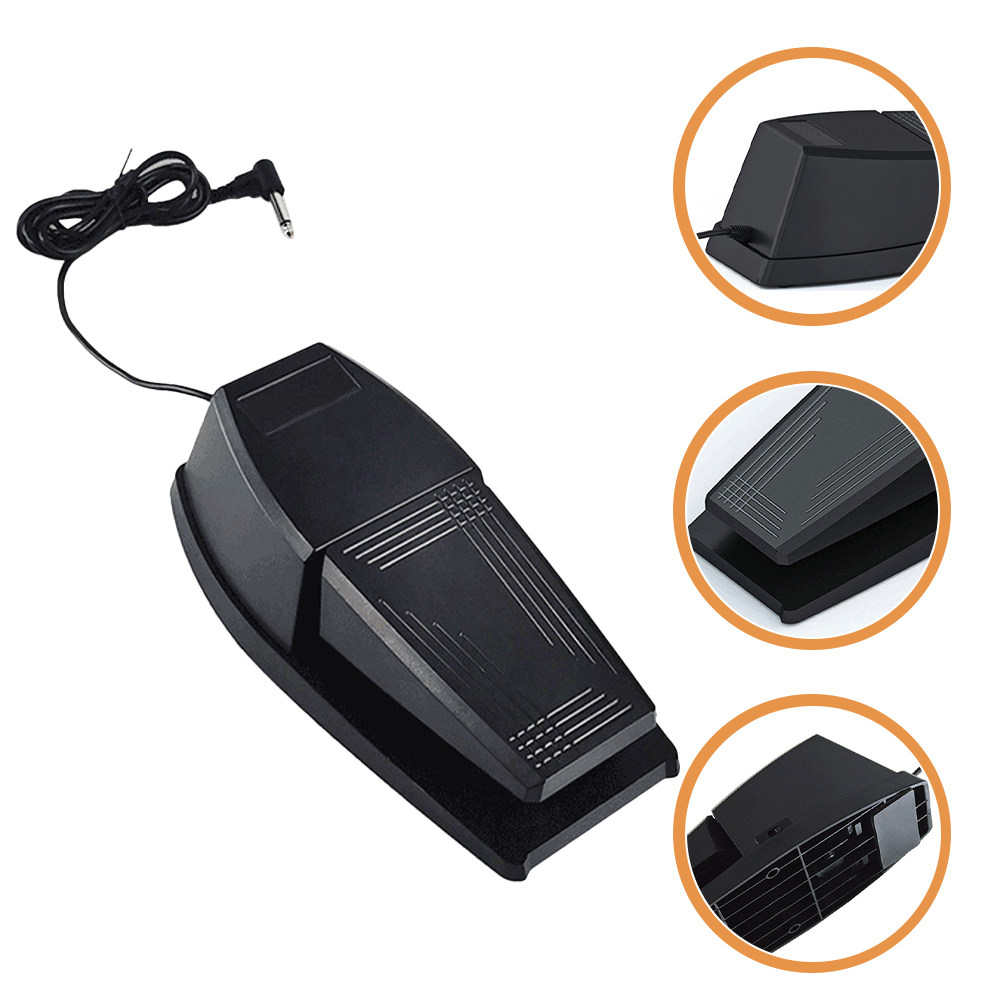Piano Sustain Pedal - 耐摩耗性ピアノサステインペダル プロ仕様 耐久性のある滑り止めデザイン 長寿命 頑丈なキーボード用ダンパーペダル