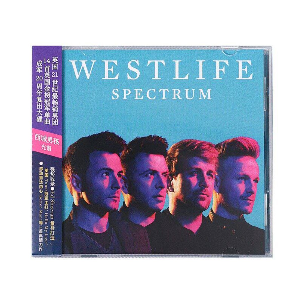 Audio Music Westlife - ウェストライフ・スペクトラム - 象徴的な時代を超越したポップ・ボーカル・グループのスタジオ・アルバム（歌詞集付き）ポップミュージック・オーディオCD