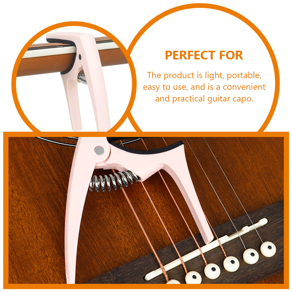 ギターカポ ユニバーサルチューナークリップ ABS素材 調整 - Guitar Capo Clip のレビューと価格
