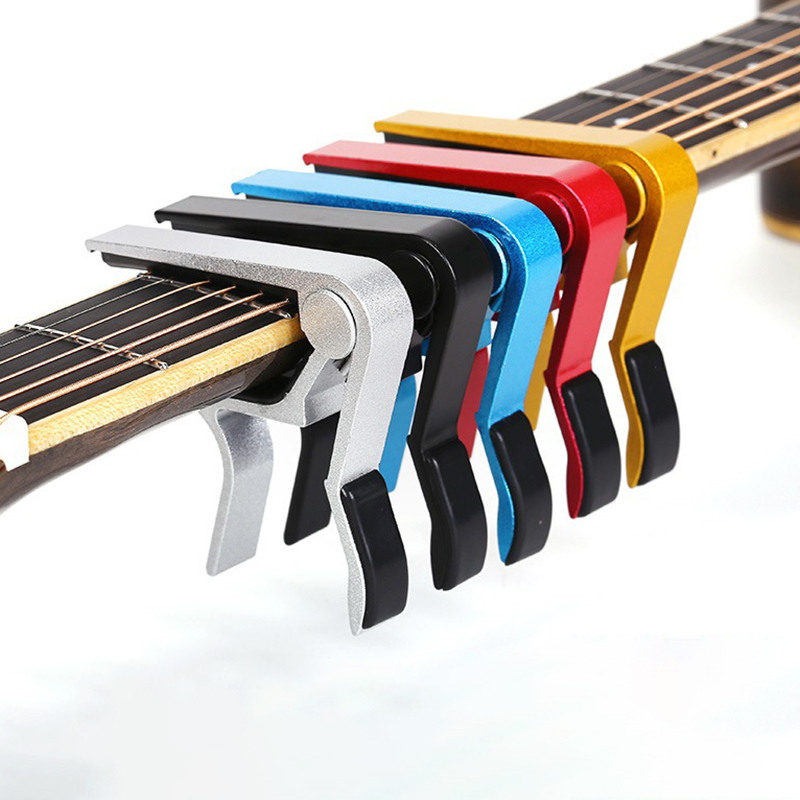 メタルギターカポ アコースティックエレクトリックギター用 シ - Guitar Capo Clip のレビューと価格