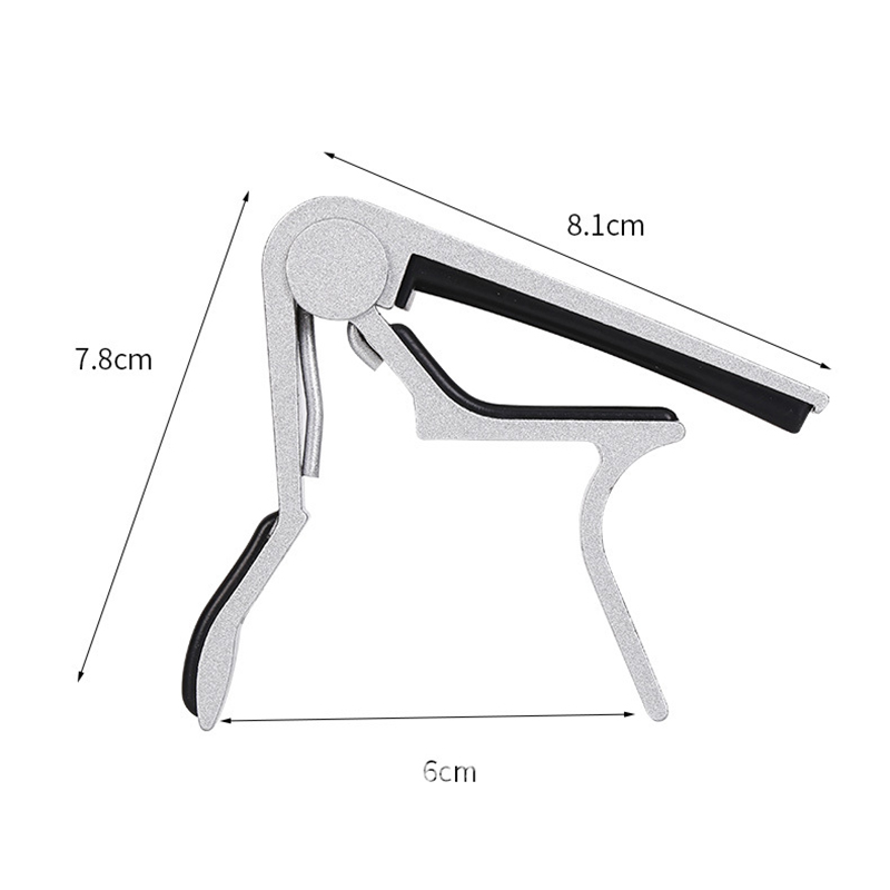 メタルギターカポ アコースティックエレクトリックギター用 シ - Guitar Capo Clip のレビューと価格