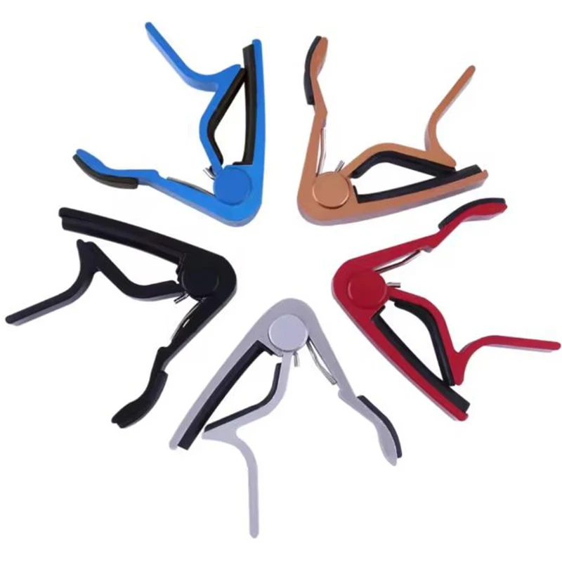 1/2 個高品質ギターカポ複数の色が利用可能ギタートーン調整 - Guitar Capo Clip のレビューと価格