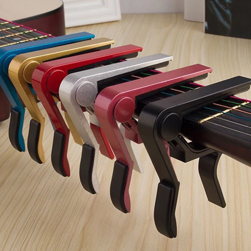 1/2 個高品質ギターカポ複数の色が利用可能ギタートーン調整 - Guitar Capo Clip のレビューと価格