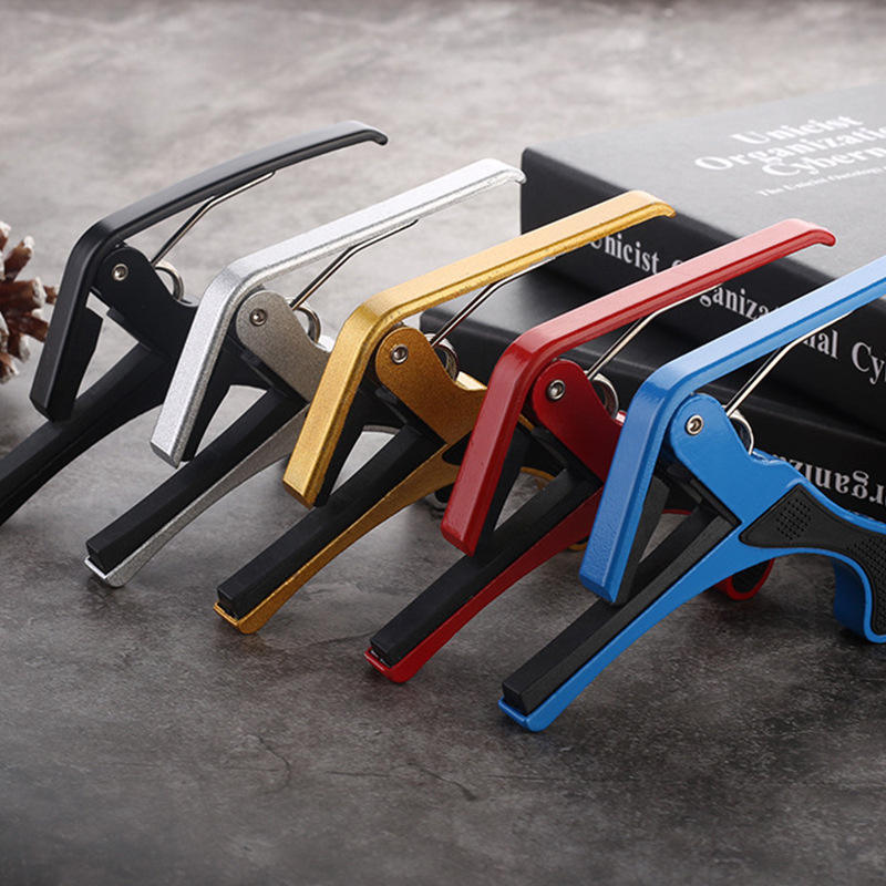 メタルギターカポ アコースティックエレクトリックギター用 シ - Guitar Capo Clip のレビューと価格