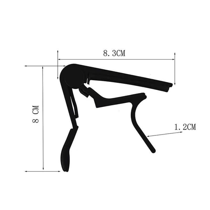 1/2 個ギターカポアコースティッククラシックエレキギターア - Guitar Capo Clip のレビューと価格