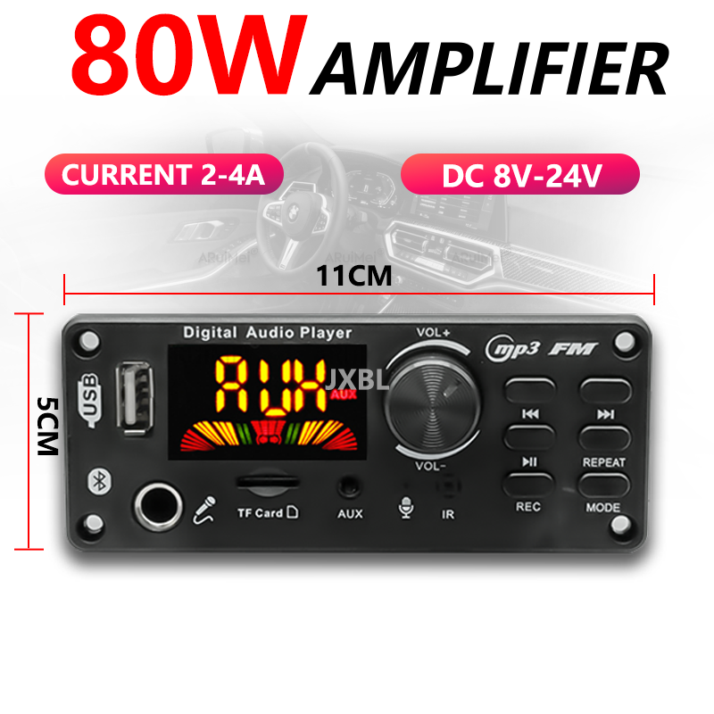 80W Bluetooth 5.0 MP3 デコーダーボード - Audio Music Car のレビューと価格
