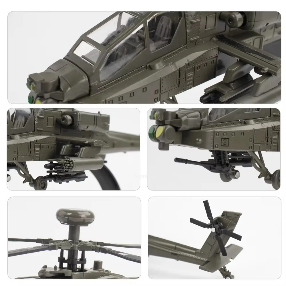 1:32 スケール AH-64 飛行機モデルおもちゃの車合金 - Audio Music Car のレビューと価格