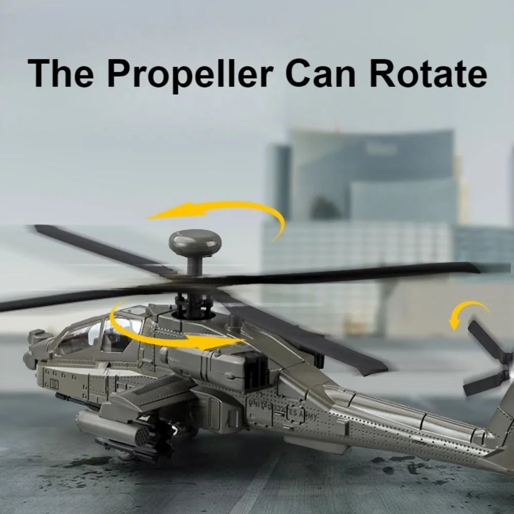 1:32 スケール AH-64 飛行機モデルおもちゃの車合金 - Audio Music Car のレビューと価格