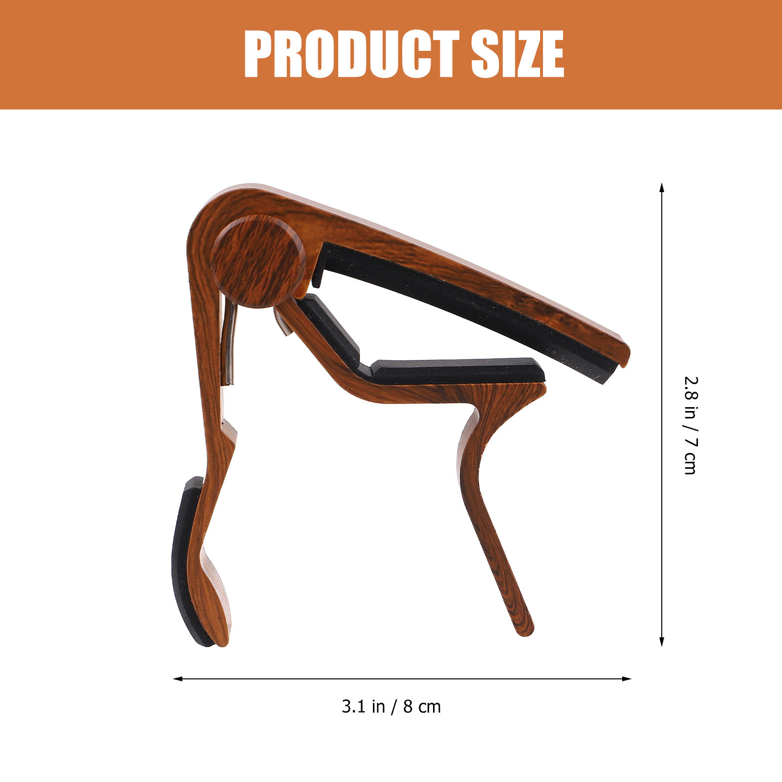 金属製ギターカポ、亜鉛合金製、アコースティックギターとエレキ - Guitar Capo Clip のレビューと価格
