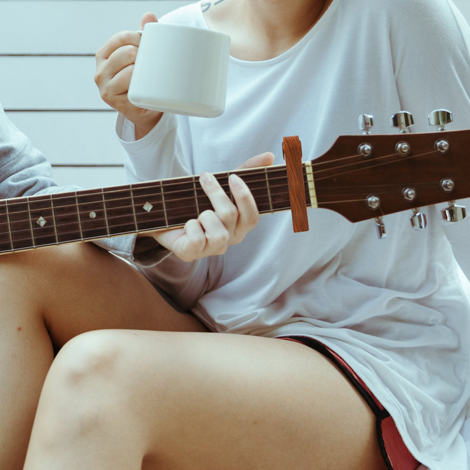 金属製ギターカポ、亜鉛合金製、アコースティックギターとエレキ - Guitar Capo Clip のレビューと価格