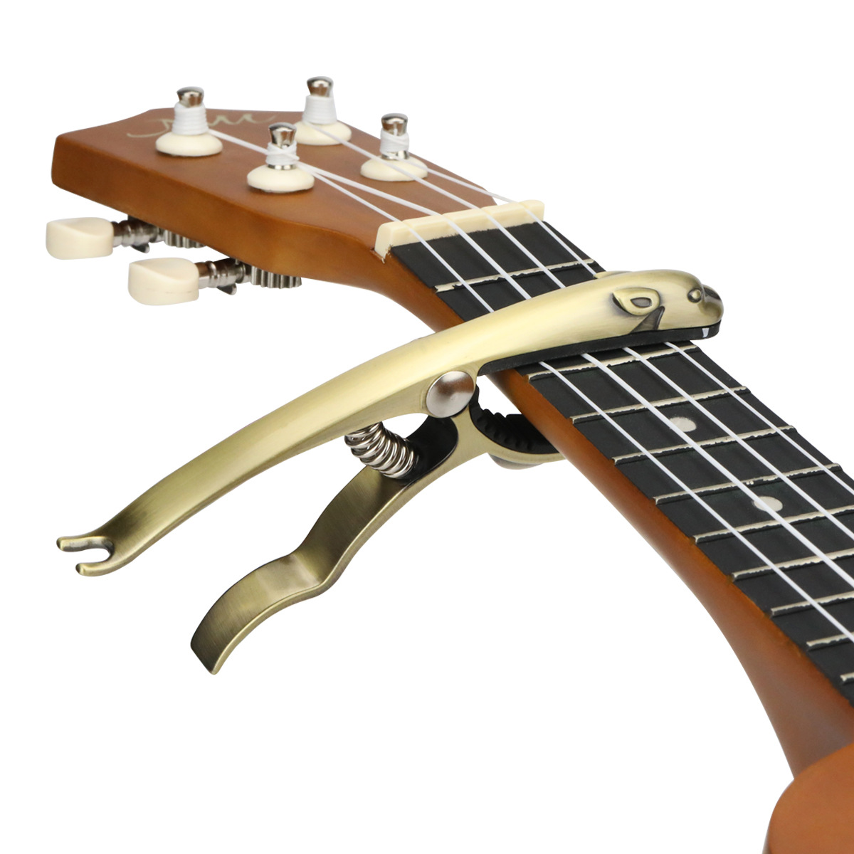 プロフェッショナルメタルギターカポアルミ合金クランプキートリ - Guitar Capo Clip のレビューと価格
