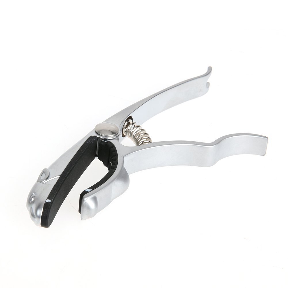 プロフェッショナルメタルギターカポアルミ合金クランプキートリ - Guitar Capo Clip のレビューと価格