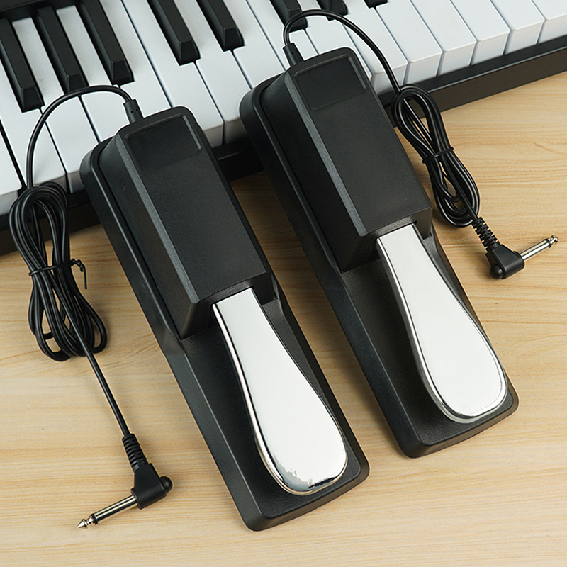 新しいユニバーサルポータブル電子キーボードサステインペダルデ - Piano Sustain Pedal のレビューと価格